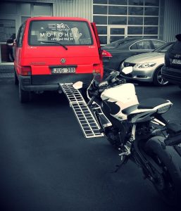 Motociklo transportavimas